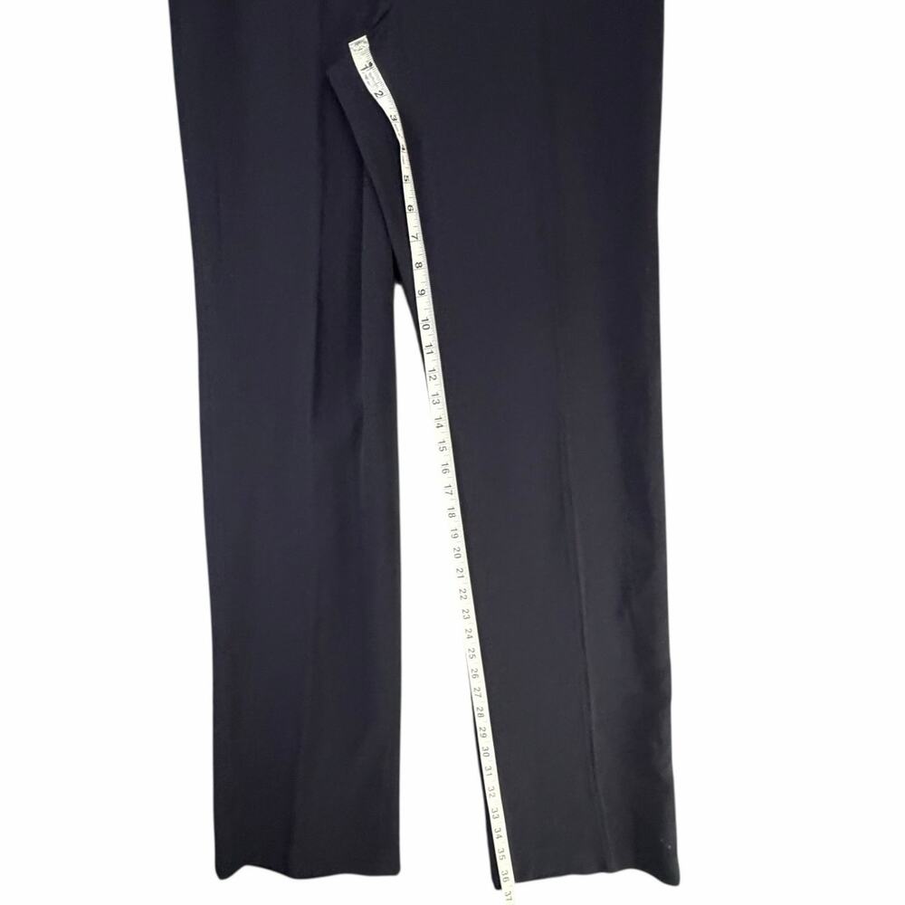 Akris Flore Navy Wool Stretch Tailored Trousers Womens 6 Quiet Luxury NWT $995 - Picture 9 of 15